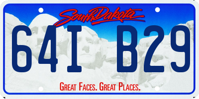 SD license plate 64IB29