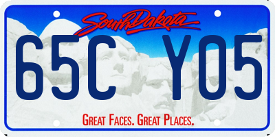 SD license plate 65CY05