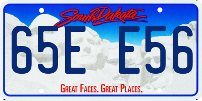 SD license plate 65EE56