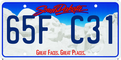 SD license plate 65FC31