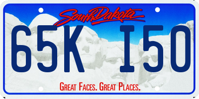 SD license plate 65KI50
