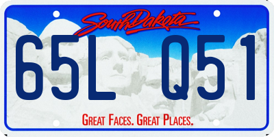 SD license plate 65LQ51