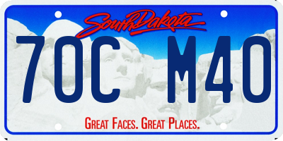 SD license plate 70CM40
