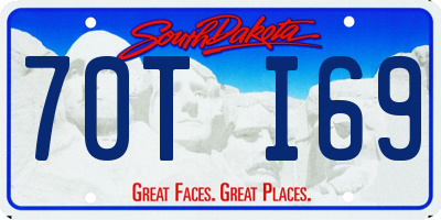 SD license plate 70TI69