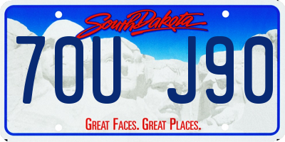 SD license plate 70UJ90