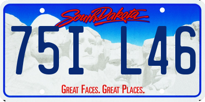 SD license plate 75IL46