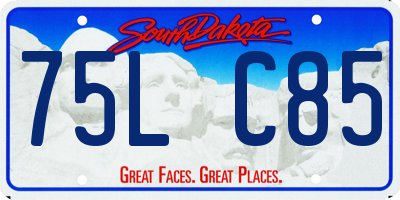 SD license plate 75LC85