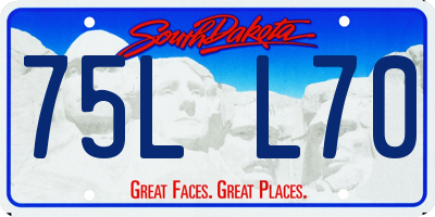 SD license plate 75LL70