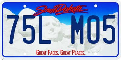 SD license plate 75LM05