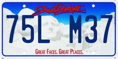 SD license plate 75LM37