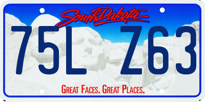 SD license plate 75LZ63