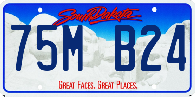 SD license plate 75MB24