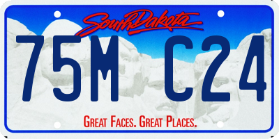 SD license plate 75MC24