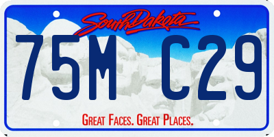 SD license plate 75MC29