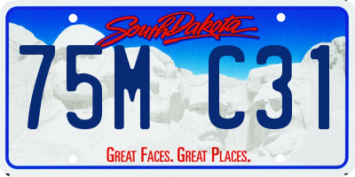 SD license plate 75MC31