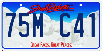 SD license plate 75MC41