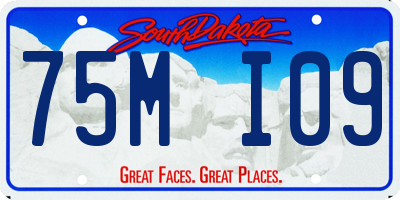 SD license plate 75MI09