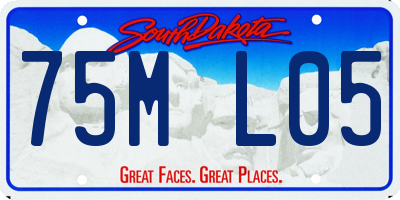 SD license plate 75ML05
