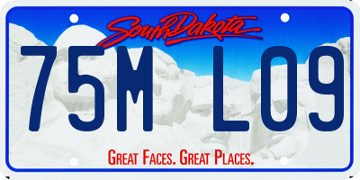 SD license plate 75ML09