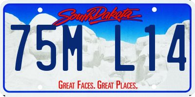 SD license plate 75ML14