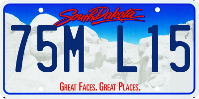 SD license plate 75ML15
