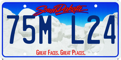 SD license plate 75ML24