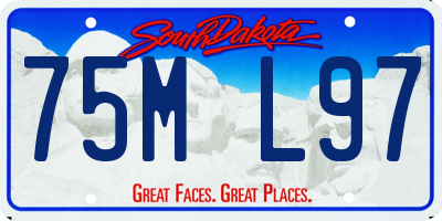 SD license plate 75ML97