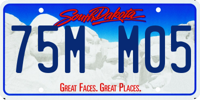 SD license plate 75MM05