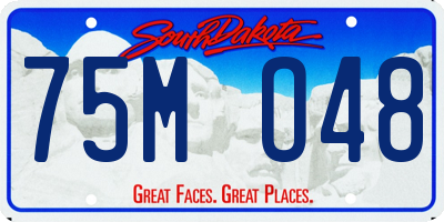 SD license plate 75MO48