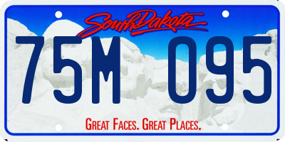 SD license plate 75MO95