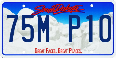 SD license plate 75MP10
