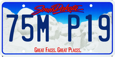 SD license plate 75MP19