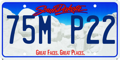 SD license plate 75MP22
