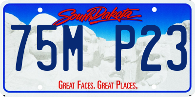 SD license plate 75MP23