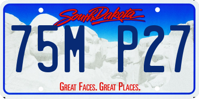 SD license plate 75MP27