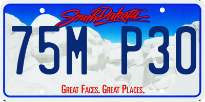 SD license plate 75MP30