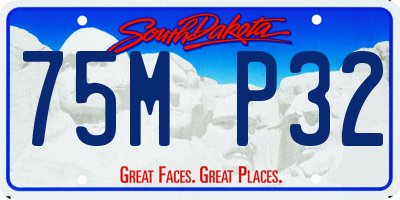 SD license plate 75MP32