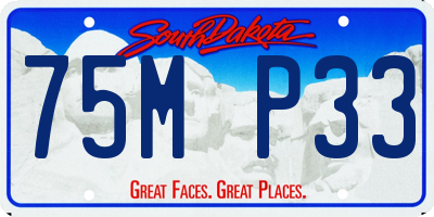 SD license plate 75MP33