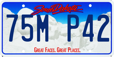 SD license plate 75MP42