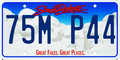 SD license plate 75MP44