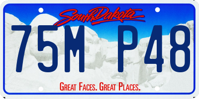 SD license plate 75MP48