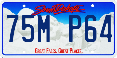 SD license plate 75MP64