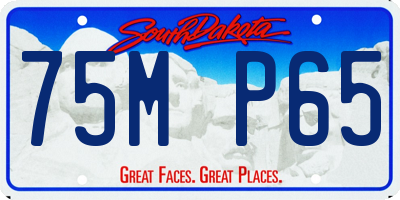 SD license plate 75MP65