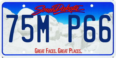 SD license plate 75MP66