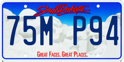 SD license plate 75MP94