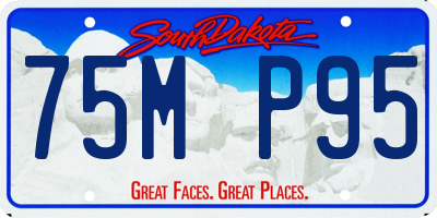 SD license plate 75MP95