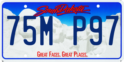 SD license plate 75MP97