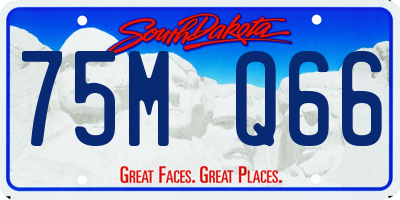 SD license plate 75MQ66