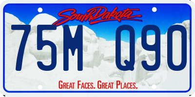SD license plate 75MQ90