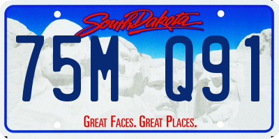 SD license plate 75MQ91